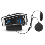 Casque moto Bluetooth 5.0 stéréo pour musique et cyclisme, V10