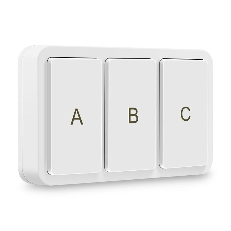 Interrupteur intelligent sans fil Zigbee Tuya 3 touches situationnel, YSB33