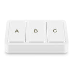 Interrupteur intelligent sans fil Zigbee Tuya 3 touches situationnel, YSB33