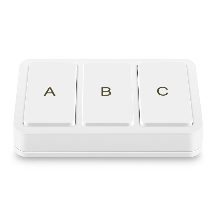 Interrupteur intelligent sans fil Zigbee Tuya 3 touches situationnel, YSB33