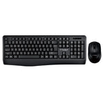 Ensemble clavier et souris sans fil T-WOLF TF-100 2,4G Bluetooth pour ordinateur portable et bureau, TF-100 (Noir)