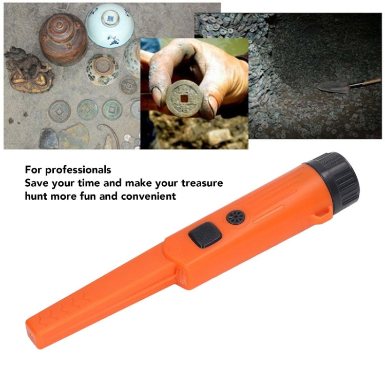 Détecteur de positionnement portatif métallique mini étanche, orange, noir
