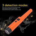 Détecteur de positionnement portatif métallique mini étanche, orange, noir