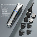 MARSKE Tondeuse à Cheveux 6-en-1 Kit de Toilettage Rasoir Rechargeable pour Sculpture Tondeuse Nez, Prise UE, Prise US