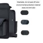 Car Seat Storage Mesh Pocket Hanging Storage Bag Tissue Box, H9160 Black
