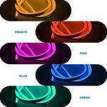 LIXINCORDA bande LED néon silicone souple 2m 5V USB à contrôle tactile, USB contrôle tactile (rose), USB contrôle tactile (blanc chaud), USB contrôle tactile (bleu)