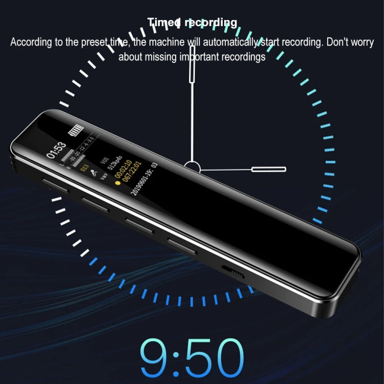 Enregistreur mini intelligent G1 avec écran couleur IPS 0,96 pouce HD et réduction de bruit, 8GB, 16GB, 32GB