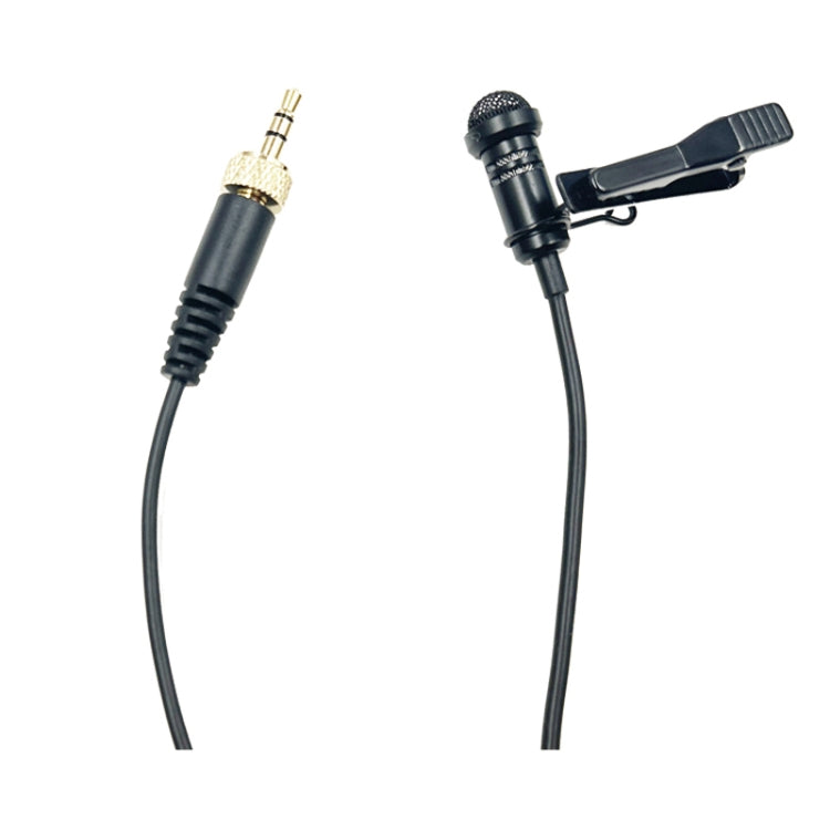 Microphone cravate sans fil avec prise droite 3,5 mm à filetage interne, 1,5 m, 2 m, 3 m, 4 m, 5 m