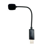 Microphone pour visioconférence en direct, branchement direct USB, 4,0x205 mm, 4,0x255 mm, 4,0x255 mm avec interrupteur