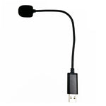 Microphone pour visioconférence en direct, branchement direct USB, 4,0x205 mm, 4,0x255 mm, 4,0x255 mm avec interrupteur