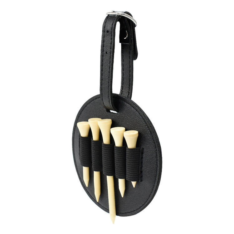 Sac de rangement en cuir pour piquets de golf à suspendre à la taille, extérieur, double face noir, double face marron, simple face noir, simple face marron