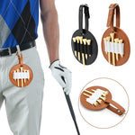 Sac de rangement en cuir pour piquets de golf à suspendre à la taille, extérieur, double face noir, double face marron, simple face noir, simple face marron