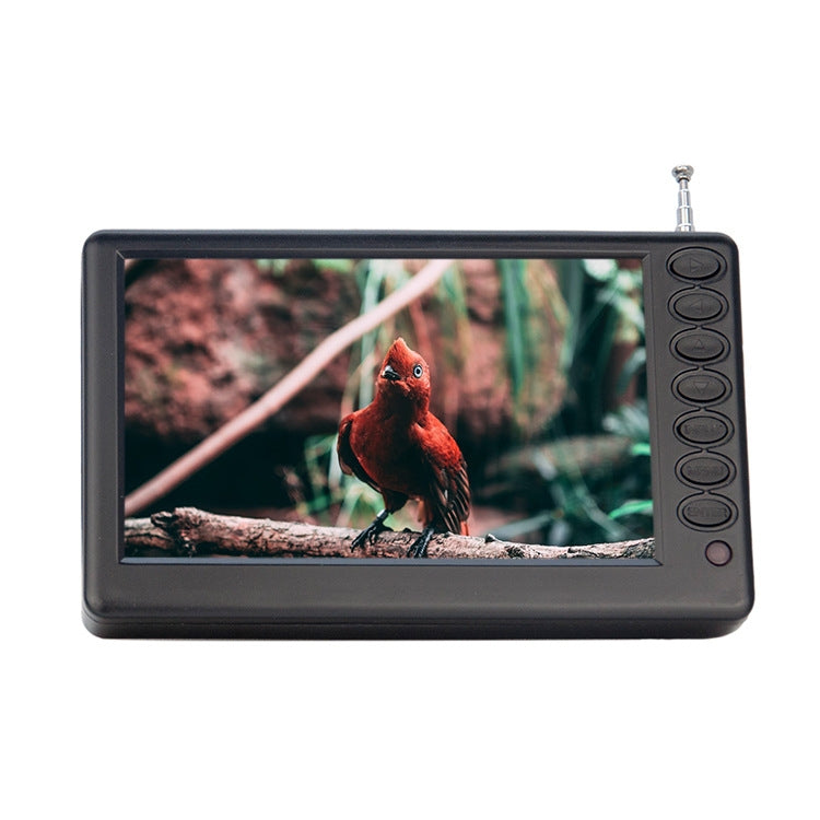 Télévision LCD numérique portable ultra fine 5 pouces pour voiture, prise EU, prise ATSC EU