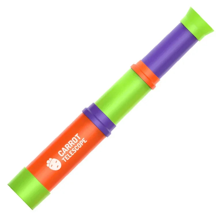Jouet éducatif scientifique pour enfants télescope radis 8X HD à mise au point rétractable