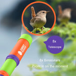 Jouet éducatif scientifique pour enfants télescope radis 8X HD à mise au point rétractable