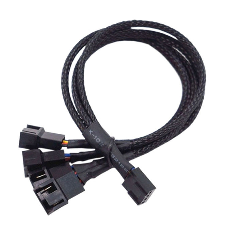 Câble d'extension ventilateur de refroidissement PWM ordinateur Contrôle de température Connecteur HUB châssis, 0,27m