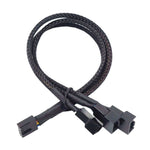 Câble d'extension ventilateur de refroidissement PWM ordinateur Contrôle de température Connecteur HUB châssis, 0,27m
