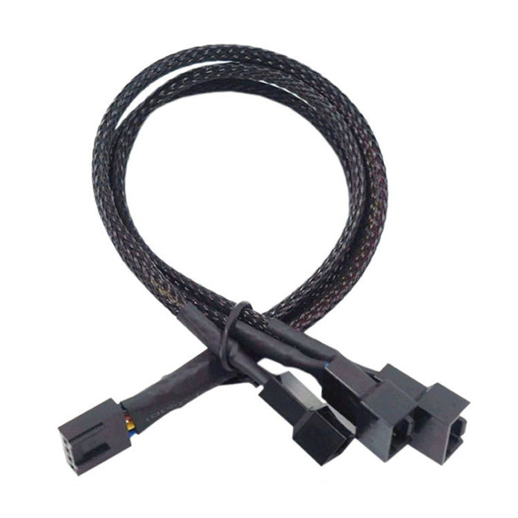 Câble d'extension ventilateur de refroidissement PWM ordinateur Contrôle de température Connecteur HUB châssis, 0,27m