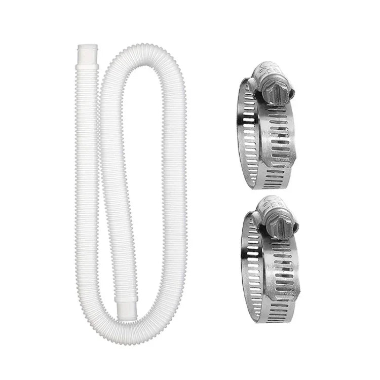 Pour pompe filtre piscine Intex remplacement, 1 tuyau 2 colliers, 2 tuyaux 4 colliers, 1 tuyau 2 colliers bleu, 2 tuyaux 4 colliers bleu