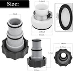 Adaptateur de tuyau pour piscine Intex avec filetage intérieur, ensemble A, ensemble B, 1 adaptateur type A