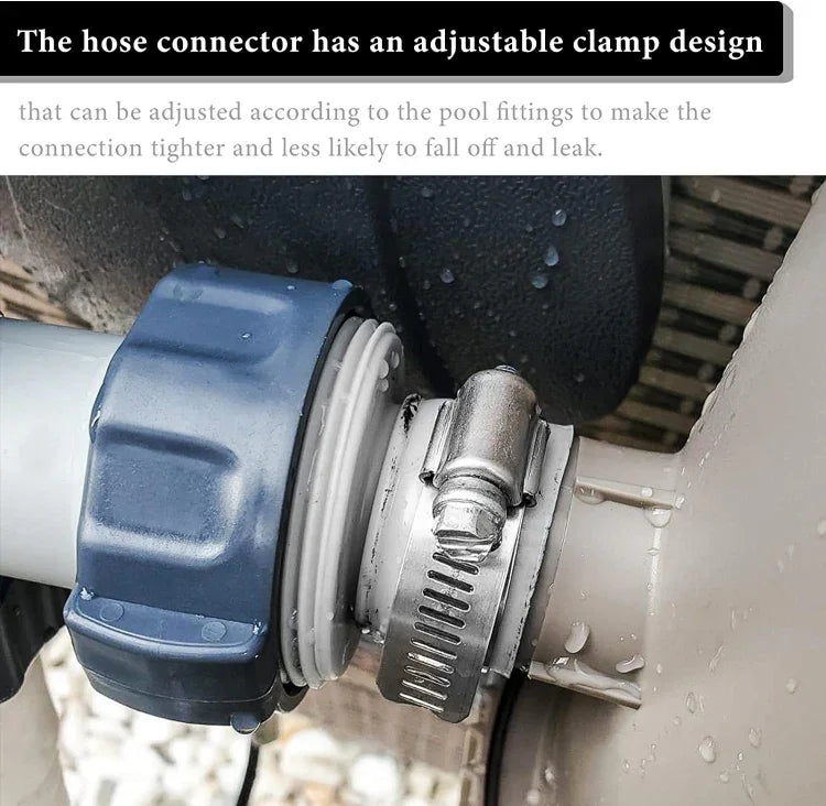 Adaptateur de tuyau pour piscine Intex avec filetage intérieur, ensemble A, ensemble B, 1 adaptateur type A