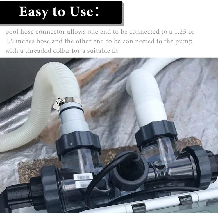 Adaptateur de tuyau pour piscine Intex avec filetage intérieur, ensemble A, ensemble B, 1 adaptateur type A