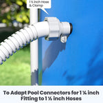 Adaptateur de tuyau type B pour raccords pompe piscine Intex 10722 / 25009, 1 adaptateur type B