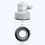 Adaptateur de tuyau type B pour raccords pompe piscine Intex 10722 / 25009, 1 adaptateur type B