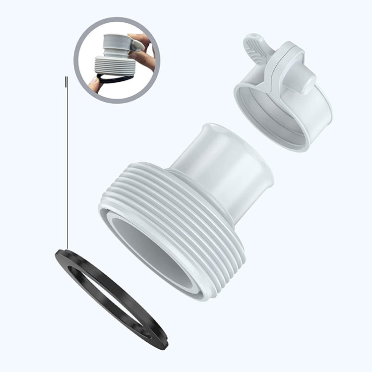 Adaptateur de tuyau type B pour raccords pompe piscine Intex 10722 / 25009, 1 adaptateur type B