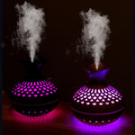 Diffuseur d'aromathérapie lumineux LED, petite vase domestique, humidificateur silencieux, diffuseur d'aromathérapie 2 en 1