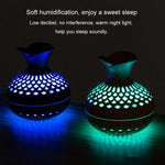 Diffuseur d'aromathérapie lumineux LED, petite vase domestique, humidificateur silencieux, diffuseur d'aromathérapie 2 en 1