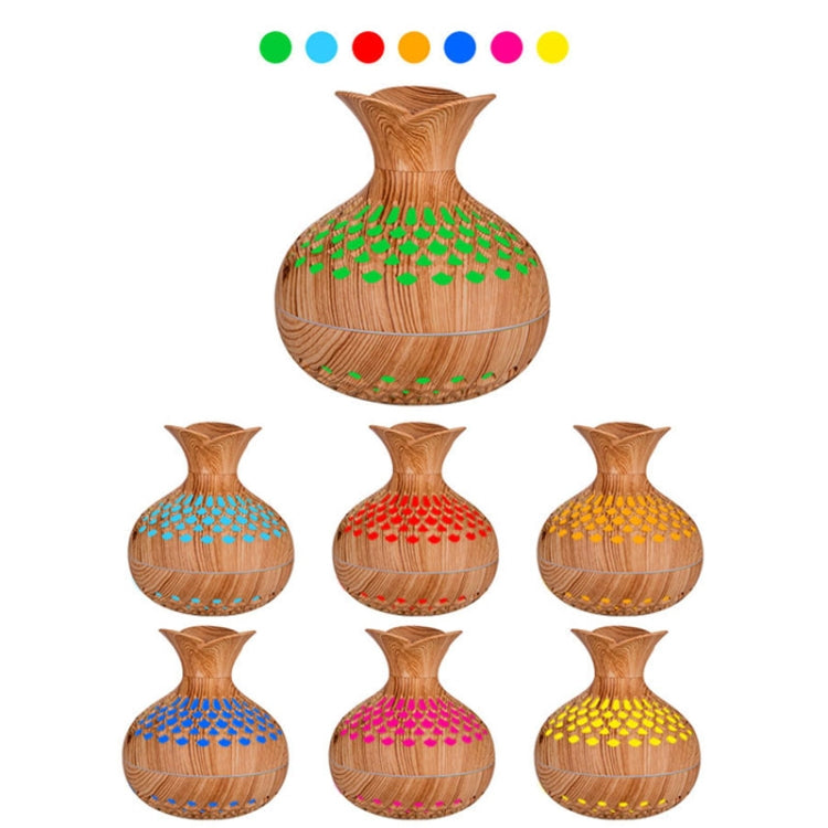 Diffuseur d'aromathérapie lumineux LED, petite vase domestique, humidificateur silencieux, diffuseur d'aromathérapie 2 en 1