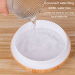 Diffuseur d'aromathérapie lumineux LED, petite vase domestique, humidificateur silencieux, diffuseur d'aromathérapie 2 en 1