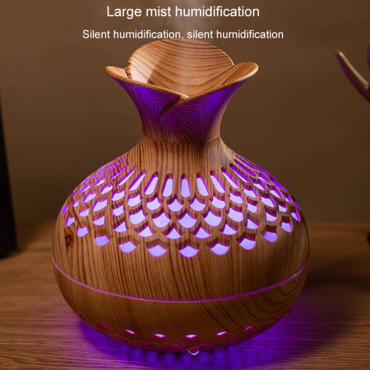 Diffuseur d'aromathérapie lumineux LED, petite vase domestique, humidificateur silencieux, diffuseur d'aromathérapie 2 en 1
