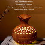 Diffuseur d'aromathérapie lumineux LED, petite vase domestique, humidificateur silencieux, diffuseur d'aromathérapie 2 en 1