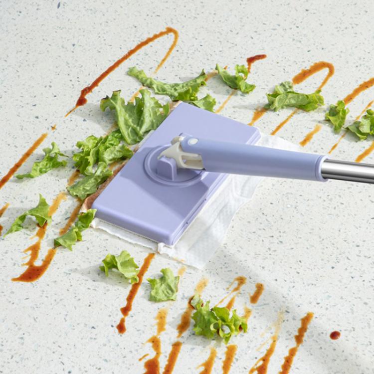 Vadrouille lavable petite serpillière paresseuse changeur de papier automatique mains-libres mini nettoyeur de sol