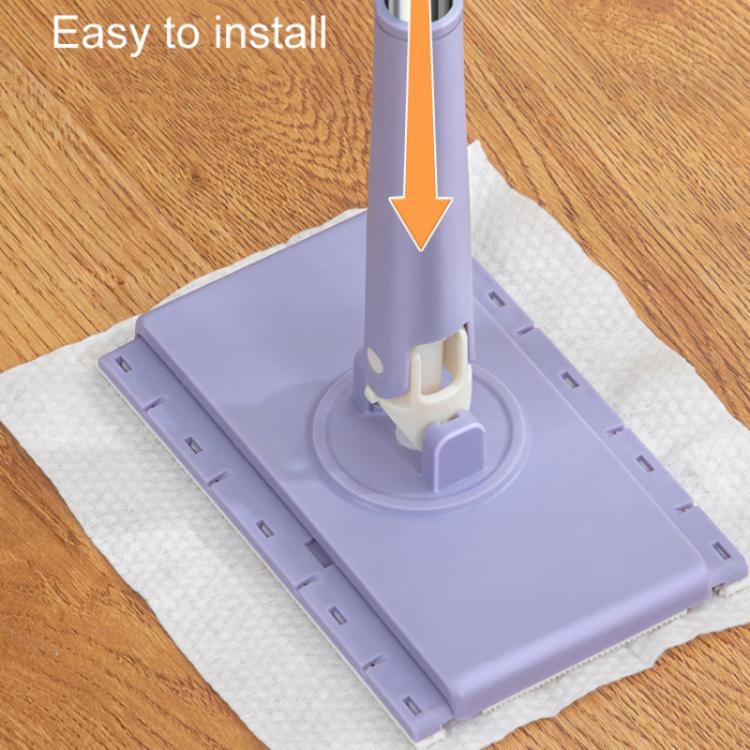 Vadrouille lavable petite serpillière paresseuse changeur de papier automatique mains-libres mini nettoyeur de sol