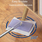 Vadrouille lavable petite serpillière paresseuse changeur de papier automatique mains-libres mini nettoyeur de sol