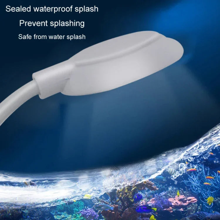 Lampe LED clip 5W pour aquarium, alimentation USB, lampe translucide pour plantes aquatiques