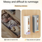 Organisateur de sous-vêtements mural sans perforation Support de rangement pour chaussettes domestique