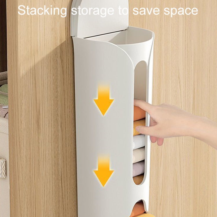 Organisateur de sous-vêtements mural sans perforation Support de rangement pour chaussettes domestique