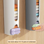 Organisateur de sous-vêtements mural sans perforation Support de rangement pour chaussettes domestique