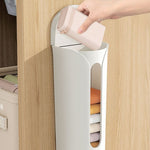 Organisateur de sous-vêtements mural sans perforation Support de rangement pour chaussettes domestique
