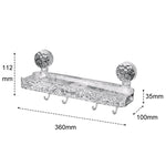 Étagère de salle de bain sans perforation à ventouse, support de rangement mural pour toilettes domestiques