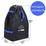 Sac de voyage pour siège de sécurité enfant pour voiture Sac de rangement pour poussette bébé et fauteuil roulant