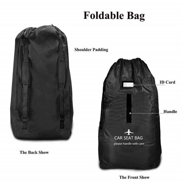 Sac de voyage pour siège de sécurité enfant pour voiture Sac de rangement pour poussette bébé et fauteuil roulant