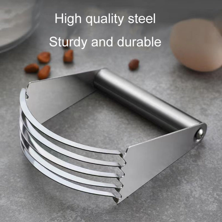 Mélangeur à Pâte Inox 5 Couches Courbé Coupe-Pâte Gadgets de Cuisine pour Pâtisserie