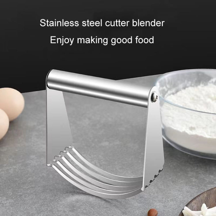 Mélangeur à Pâte Inox 5 Couches Courbé Coupe-Pâte Gadgets de Cuisine pour Pâtisserie