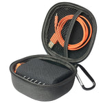 Sac de rangement portable pour enceinte Bluetooth JBL GO4, Étui de protection, Bleu, Noir, Orange, Fibre de carbone noire