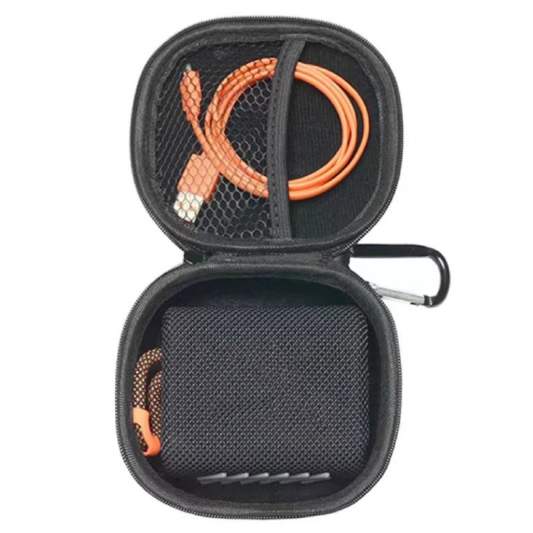 Sac de rangement portable pour enceinte Bluetooth JBL GO4, Étui de protection, Bleu, Noir, Orange, Fibre de carbone noire